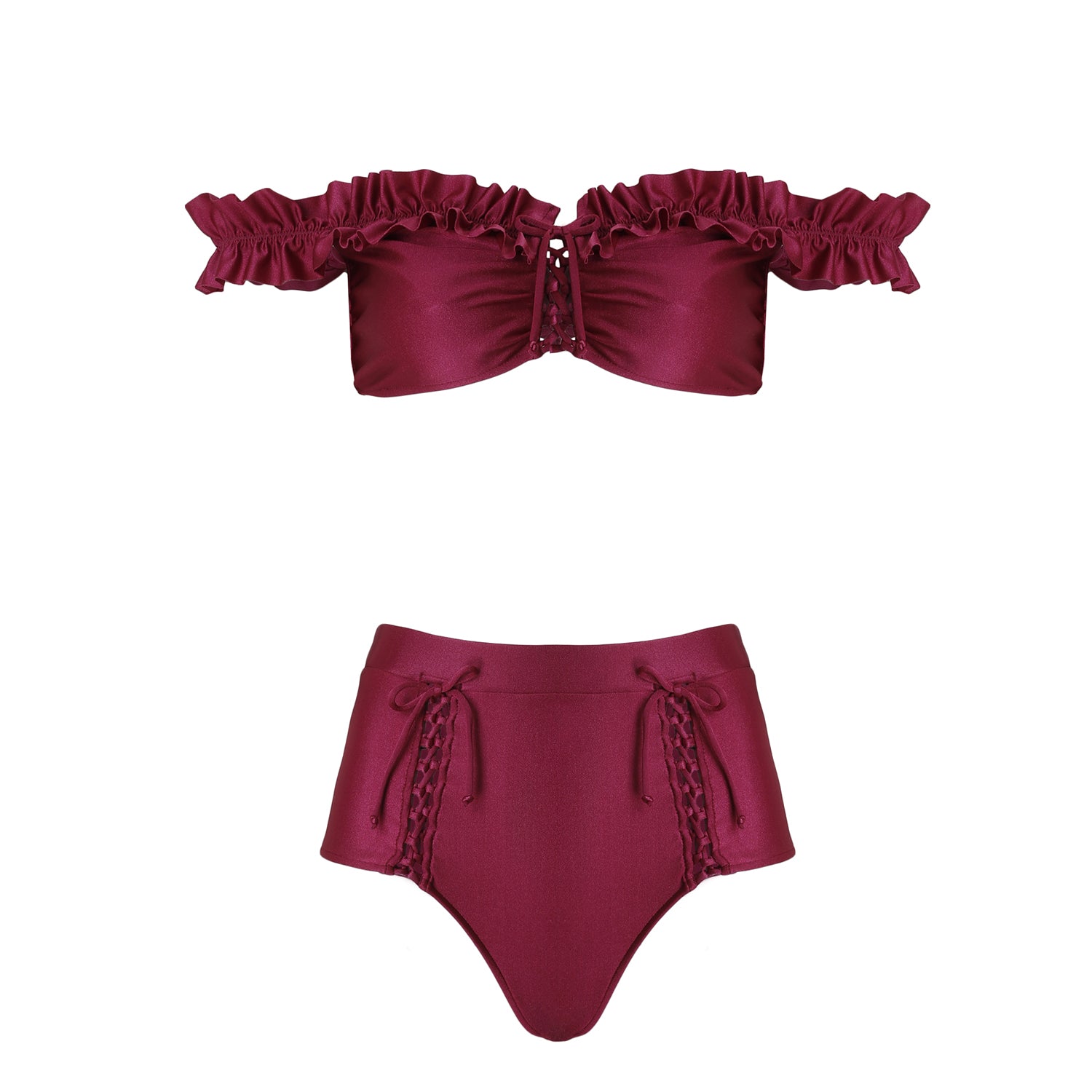 BIKINI LUIZA CHERRY PINK – Al Mare Collezione International