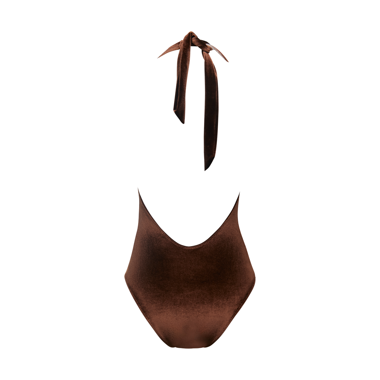 SWIMSUIT COOL BROWN VELVET